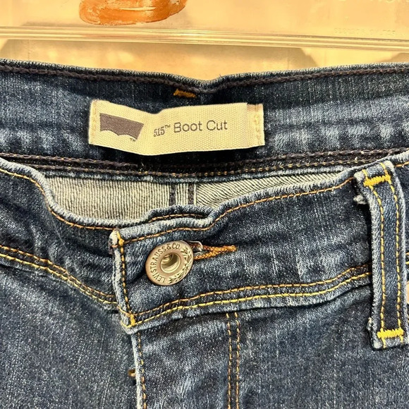 Levi’s 515 Red Tab Boot Cut Stretch Jeans Women's SZ 12 S/C - Picture 5 of 7